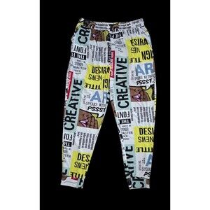 Fire & Fleur Women's 2XL Graphic Editors Journalists Advertising Joggers /Pants